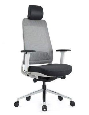 Ергономічне крісло KRESLALUX FILO-A1 WHITE (Grey + Black) 113642 фото
