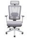 Крісло ERGO CHAIR 2 MESH WHITE, ергономічне, бежеве 02019 фото 2