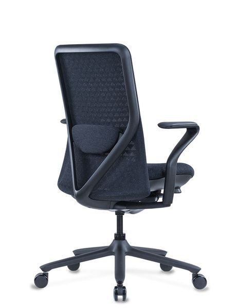 Ергономічне крісло KRESLALUX POLY PURE BLACK, тканинне 113670 фото