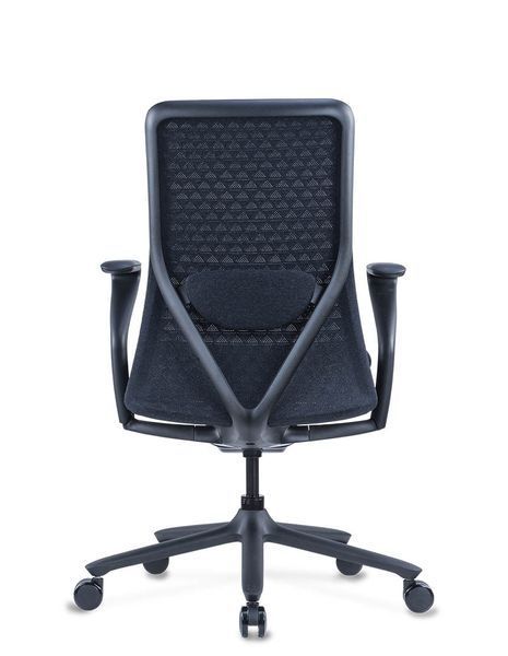 Ергономічне крісло KRESLALUX POLY PURE BLACK, тканинне 113670 фото
