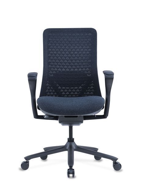 Ергономічне крісло KRESLALUX POLY PURE BLACK, тканинне 113670 фото