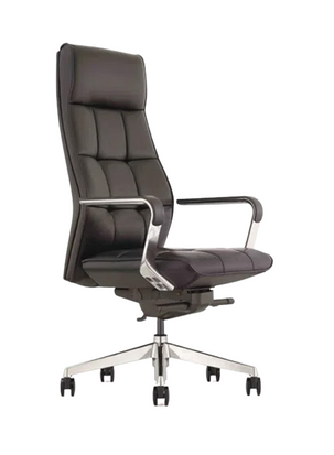 Крісло керівника A2116, шкіряне, коричневе 02009 фото