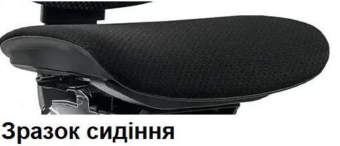 Ергономічне крісло MIRUS-IOO PROJECT 2 з тканинним сидінням (IOOB2WB-AB-HBM-F, СІТКА Т-168-В1 Black + тканина АS9080-1 Black) 113964-4 фото
