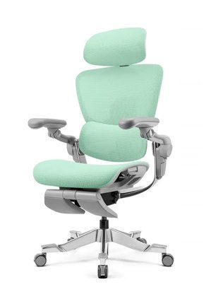 Ергономічне крісло HINOMI H2 PRO MINT GREEN, з підставкою для ніг 03424-2 фото