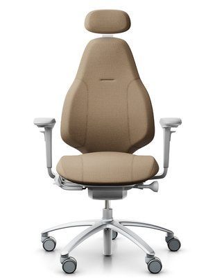 Крісло FLOKK RH MEREO 220 SILVER GREY, ергономічне, новозеландська вовна (SELECT GABRIEL) 116033 фото