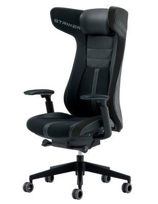 Геймерське крісло OKAMURA STRIKER BLACK 03327 фото