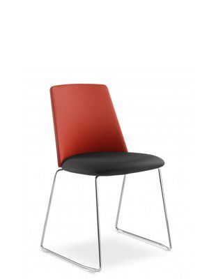 Крісло LD SEATING MELODY CHAIR 361-Q, N4 для відвідувачів, на полозах 126221 фото