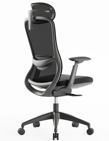 Ергономічне крісло KRESLALUX SILKY GHB BLACK 03152 фото