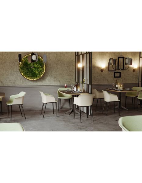 Конференц-крісло LD SEATING WAVE 033-WP на ніжках 126054 фото