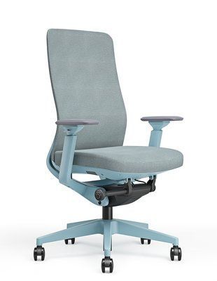 Ергономічне крісло KRESLALUX GRAPHIS 8016-B SNOWY BLUE 03283 фото