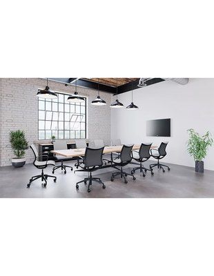 Крісло LD SEATING EVERYDAY 765 для відвідувачів, на колесах 126238 фото