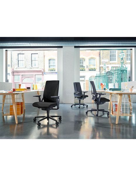 Крісло SENATOR I-WORKCHAIR 2.0 ZINC ергономічне, тканинне 116036 фото