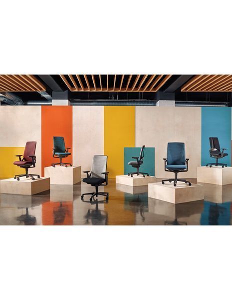 Крісло SENATOR I-WORKCHAIR 2.0 ZINC ергономічне, тканинне 116036 фото