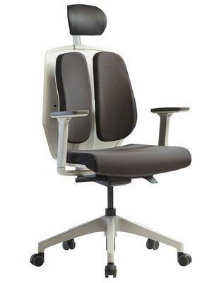 Ергономічне крісло DUOREST ALPHA HDBA-SW BLACK, ортопедичне 113927 фото