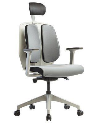 Ергономічне крісло DUOREST ALPHA HDBA-SW GREY, ортопедичне 113929 фото