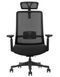 Ергономічне крісло KRESLALUX V1-BH BLACK 03066-2 фото 2