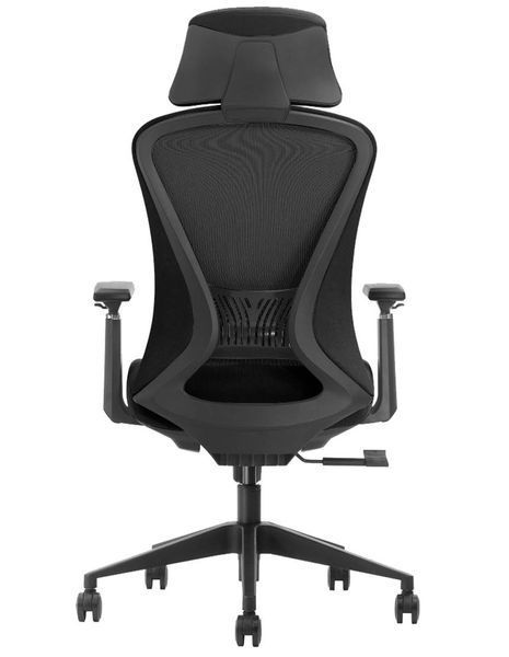 Ергономічне крісло KRESLALUX K2-BH BLACK 03064 фото