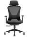 Ергономічне крісло KRESLALUX K2-BH BLACK 03064 фото 2