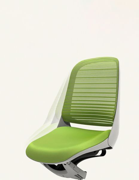 Ергономічне крісло Okamura Luce Lime Green 03218 фото