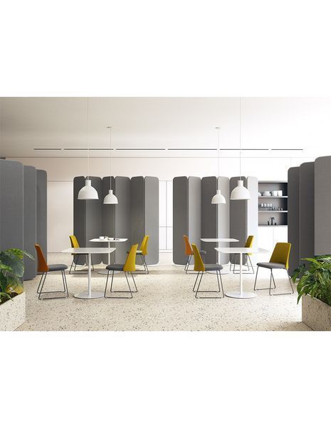 Крісло LD SEATING MELODY CHAIR 361-Q, N1 для відвідувачів, на полозах 126222 фото