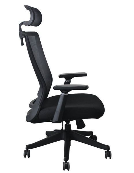 Ергономічне крісло офісне KRESLALUX OPTI-ON BLACK 3018 HB, для оператора 113718 фото