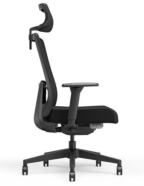 Крісло ергономічне KRESLALUX TANIT ALL BLACK, чорне 03066-3 фото
