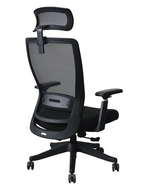 Ергономічне крісло офісне KRESLALUX OPTI-ON BLACK 3018 HB, для оператора 113718 фото