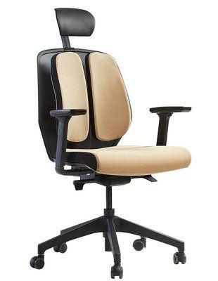 Ергономічне крісло DUOREST ALPHA HDBA-S BEIGE, ортопедичне 113922 фото