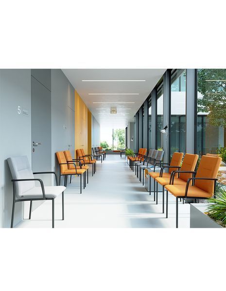 Крісло LD SEATING SEANCE CARE 070 для відвідувачів, на ніжках 126068 фото