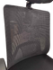Крісло ергономічне KRESLALUX TANIT Dark Grey/Black, чорний + темно-сірий 03066-5 фото 2